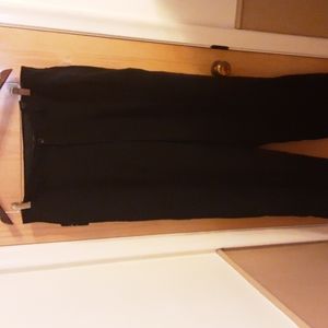 Liz Claiborne mens black dress pants W34 L32 but inseam measures 34 inches.